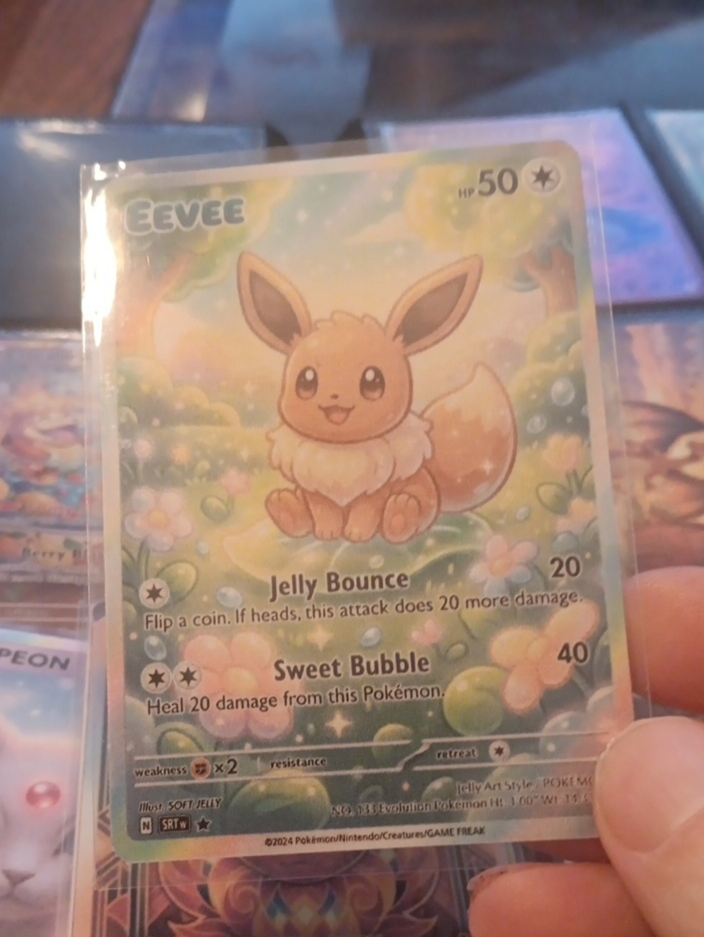 Eevee Card - Cream/Brown Collectible